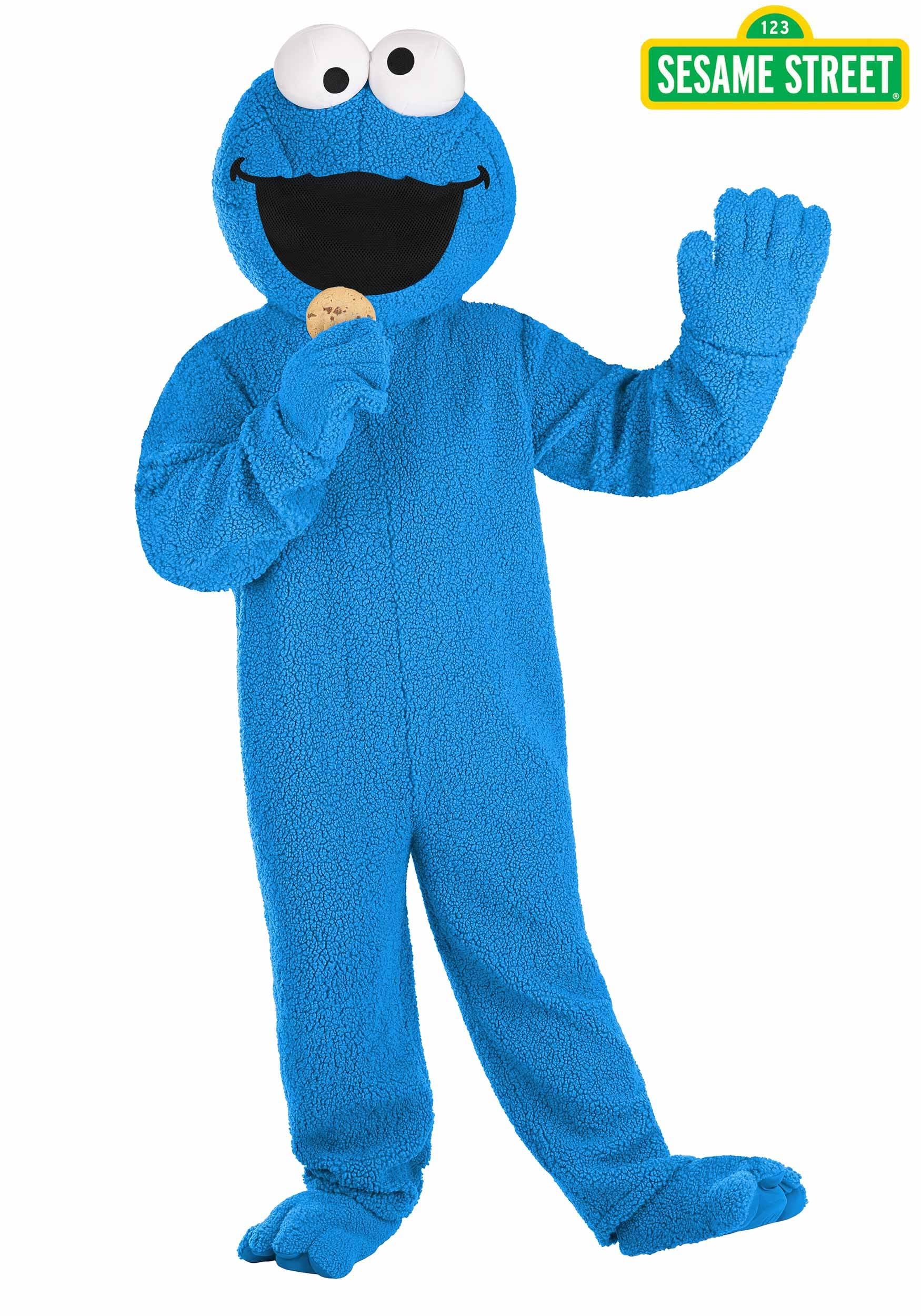 Plus Size Cookie Monster Mascot Costume