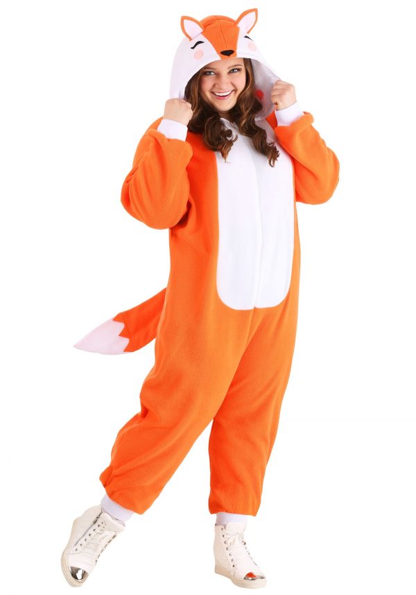 Plus Size Cozy Fox Costume