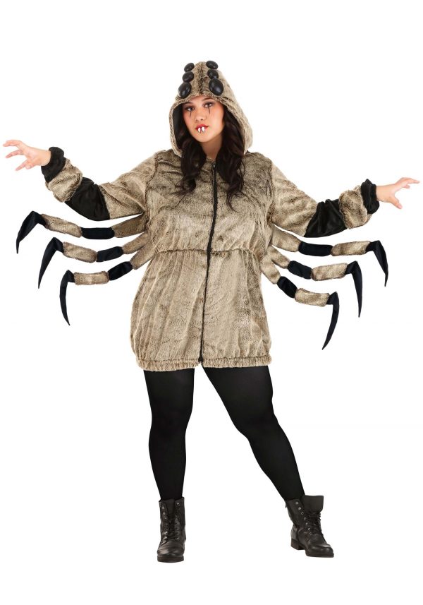 Plus Size Cozy Tarantula Womens Costume