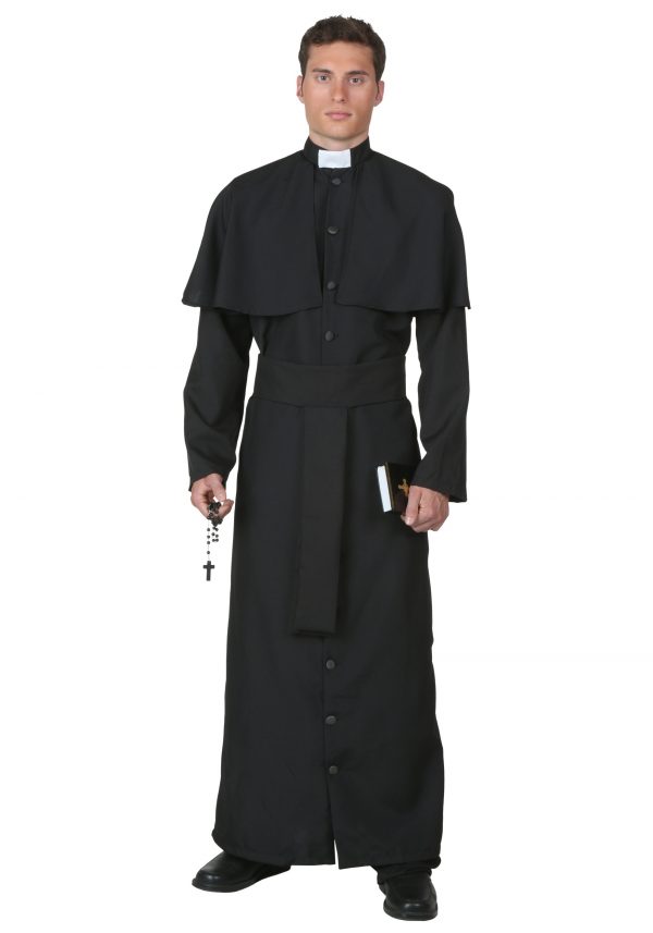 Plus Size Deluxe Priest Costume