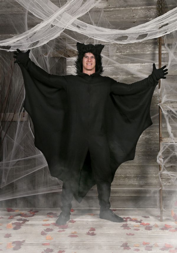 Plus Size Fleece Bat Costume