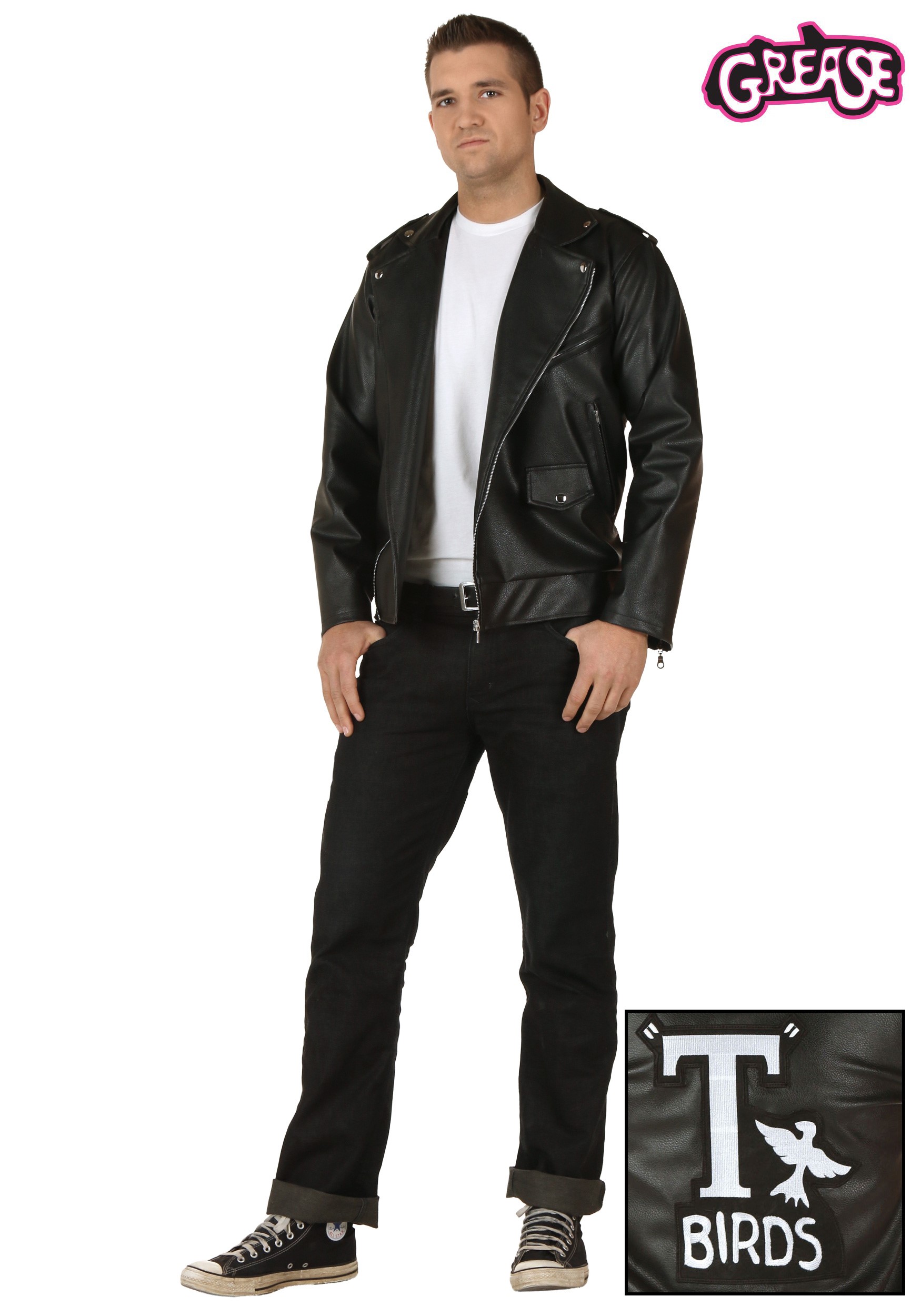 Plus Size Grease Authentic T-Birds Jacket Costume