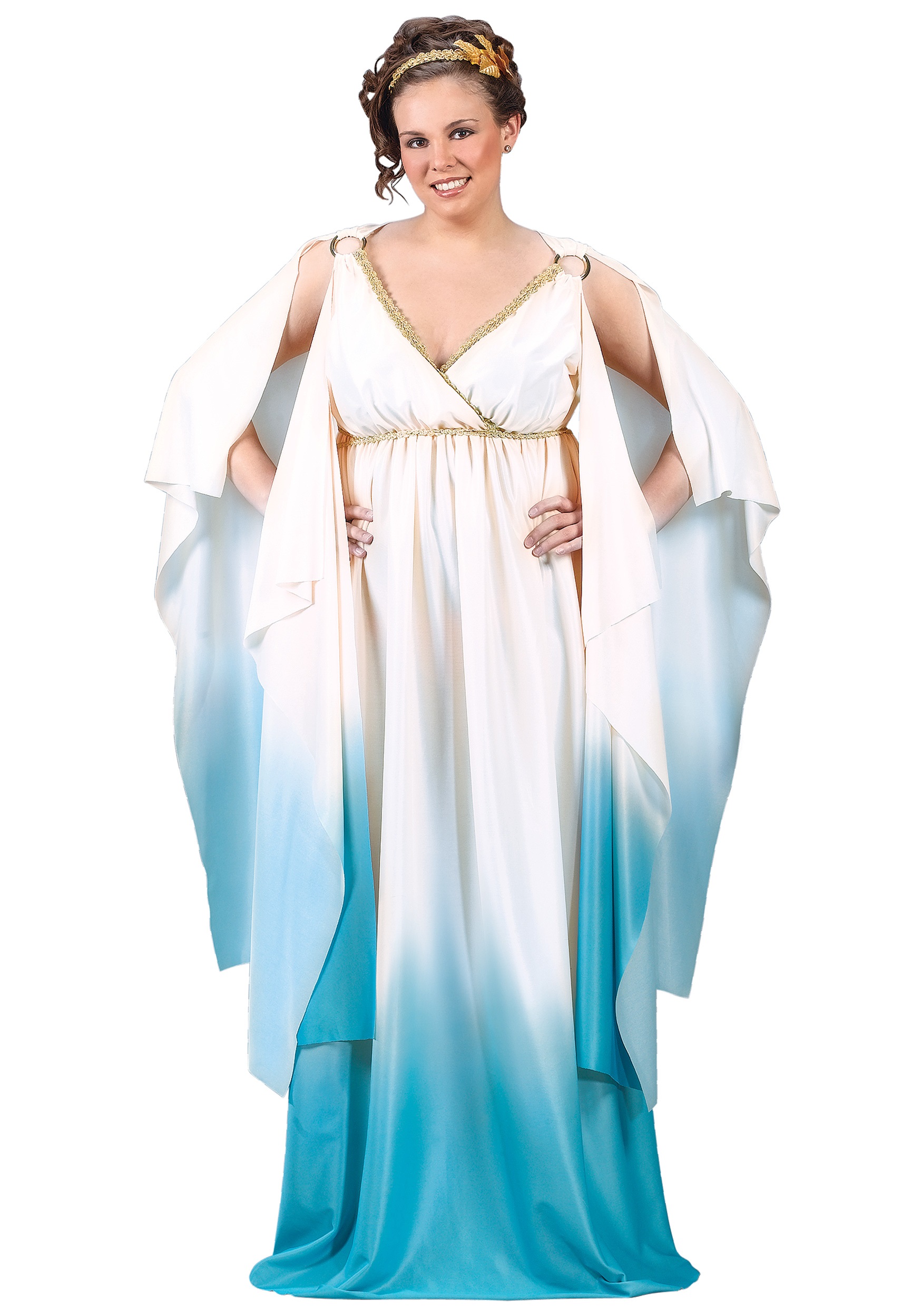 Plus Size Greek Goddess Costume for Women