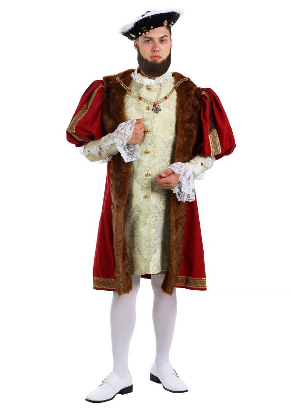 Plus Size King Henry Men's Costume