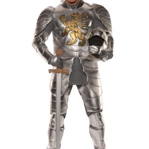 Plus Size Knight in Shining Armor Costume for Men