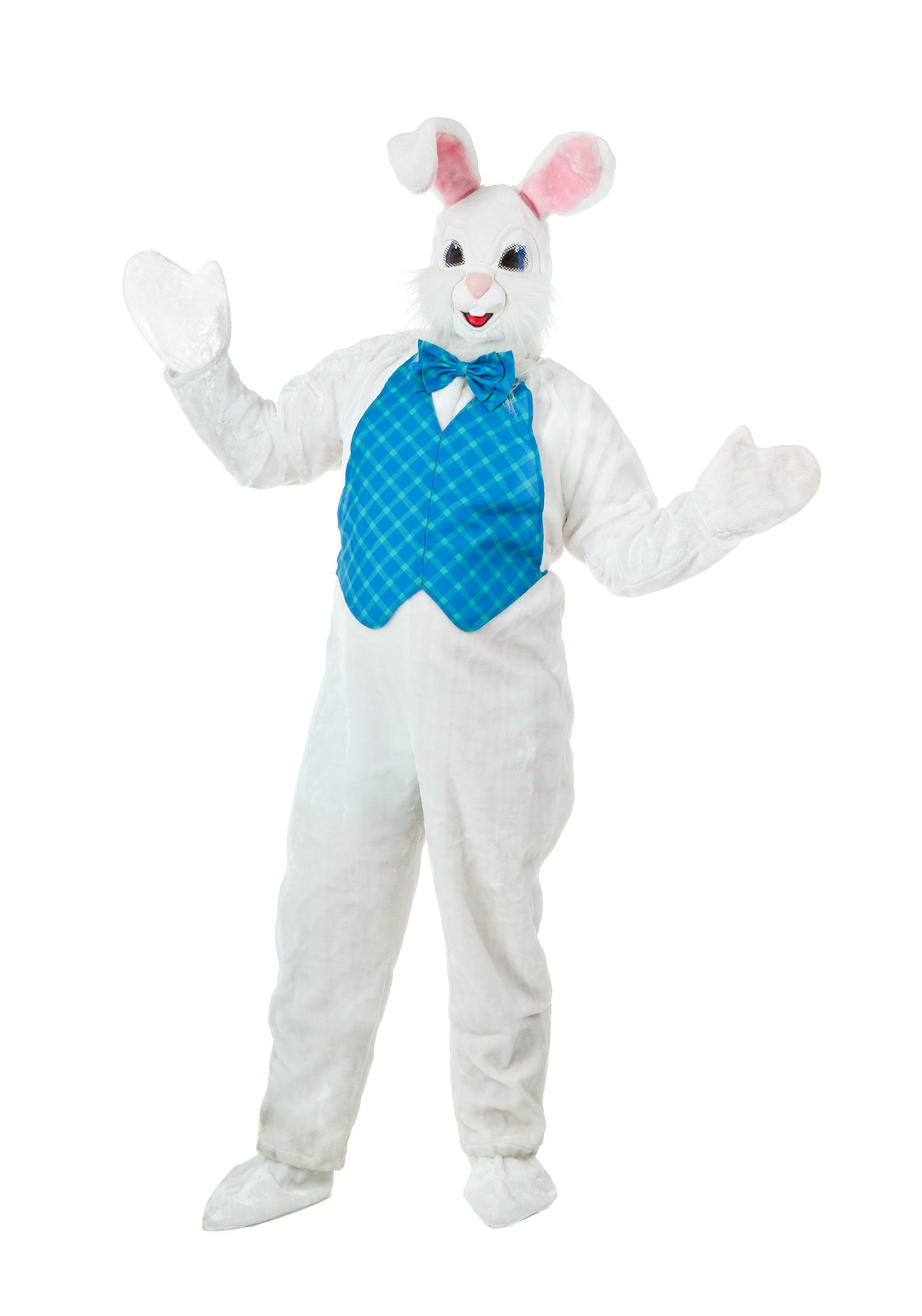 Plus Size Mascot Easter Bunny Costume for Adults