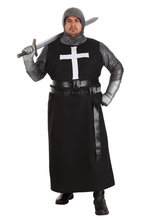 Plus Size Men's Dark Crusader Costume