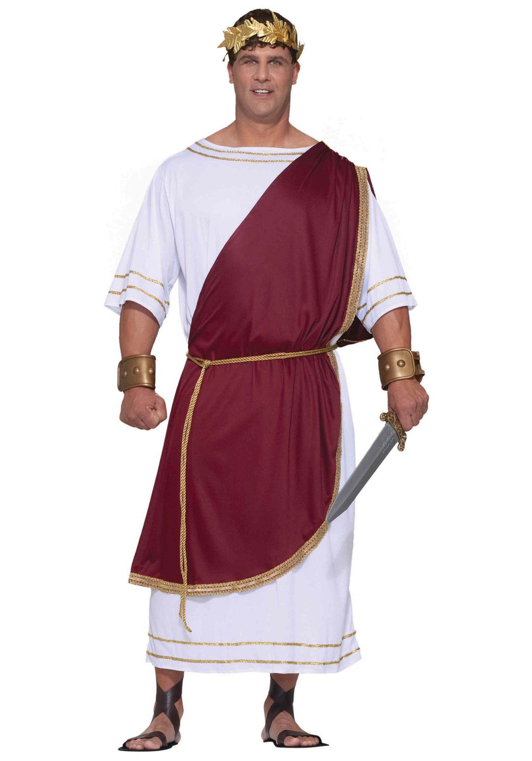 Plus Size Mighty Caesar Costume for Men