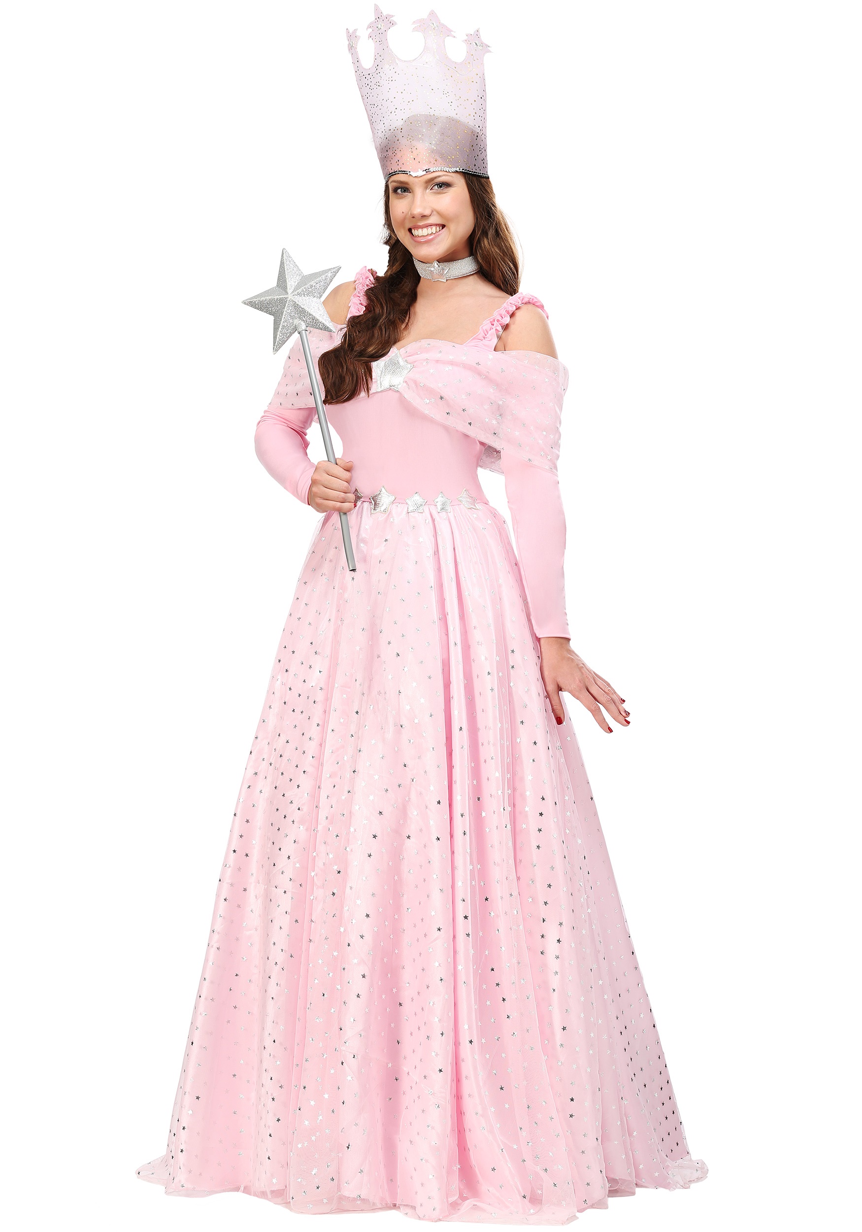 Plus Size Pink Deluxe Witch Dress Costume
