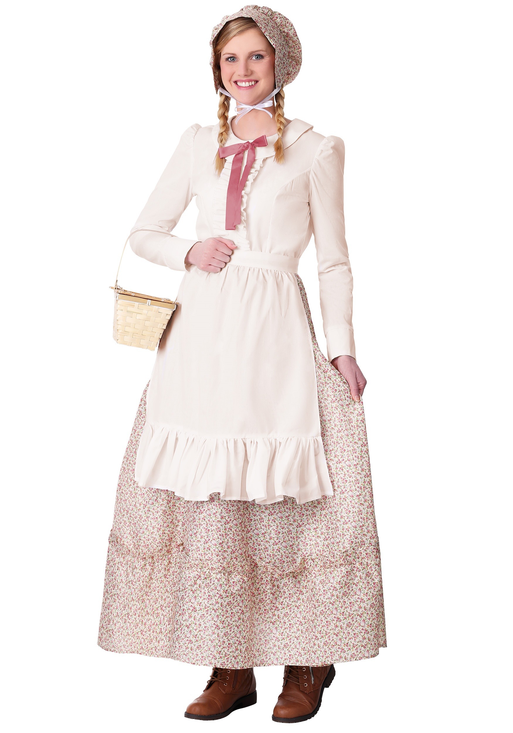 Plus Size Prairie Pioneer Costume for Women