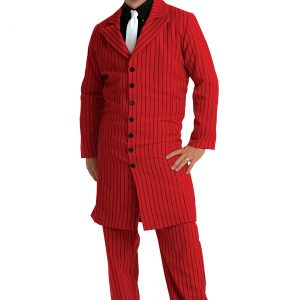 Plus Size Red Gangster Zoot Suit Costume