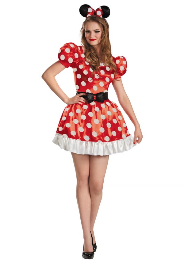 Plus Size Red Minnie Classic Costume