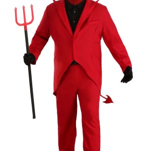 Plus Size Red Suit Devil Costume