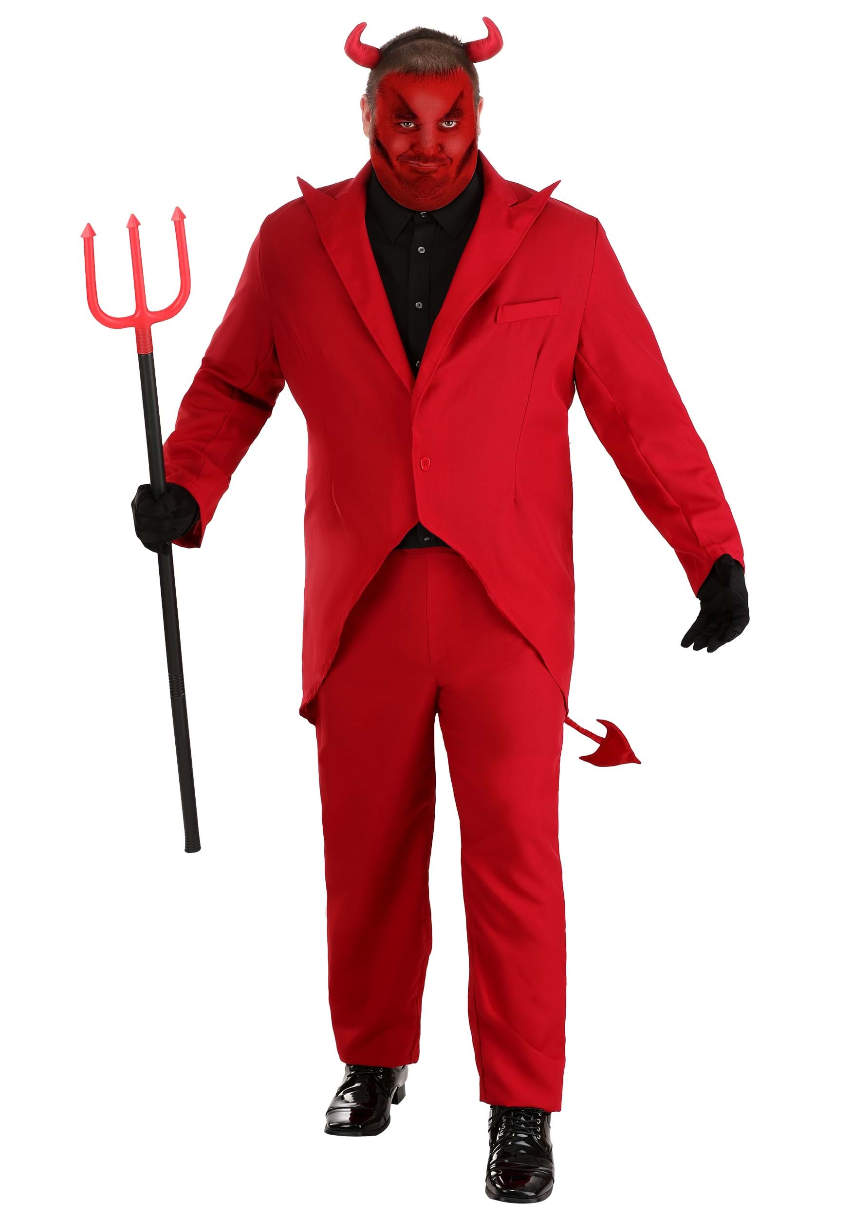 Plus Size Red Suit Devil Costume