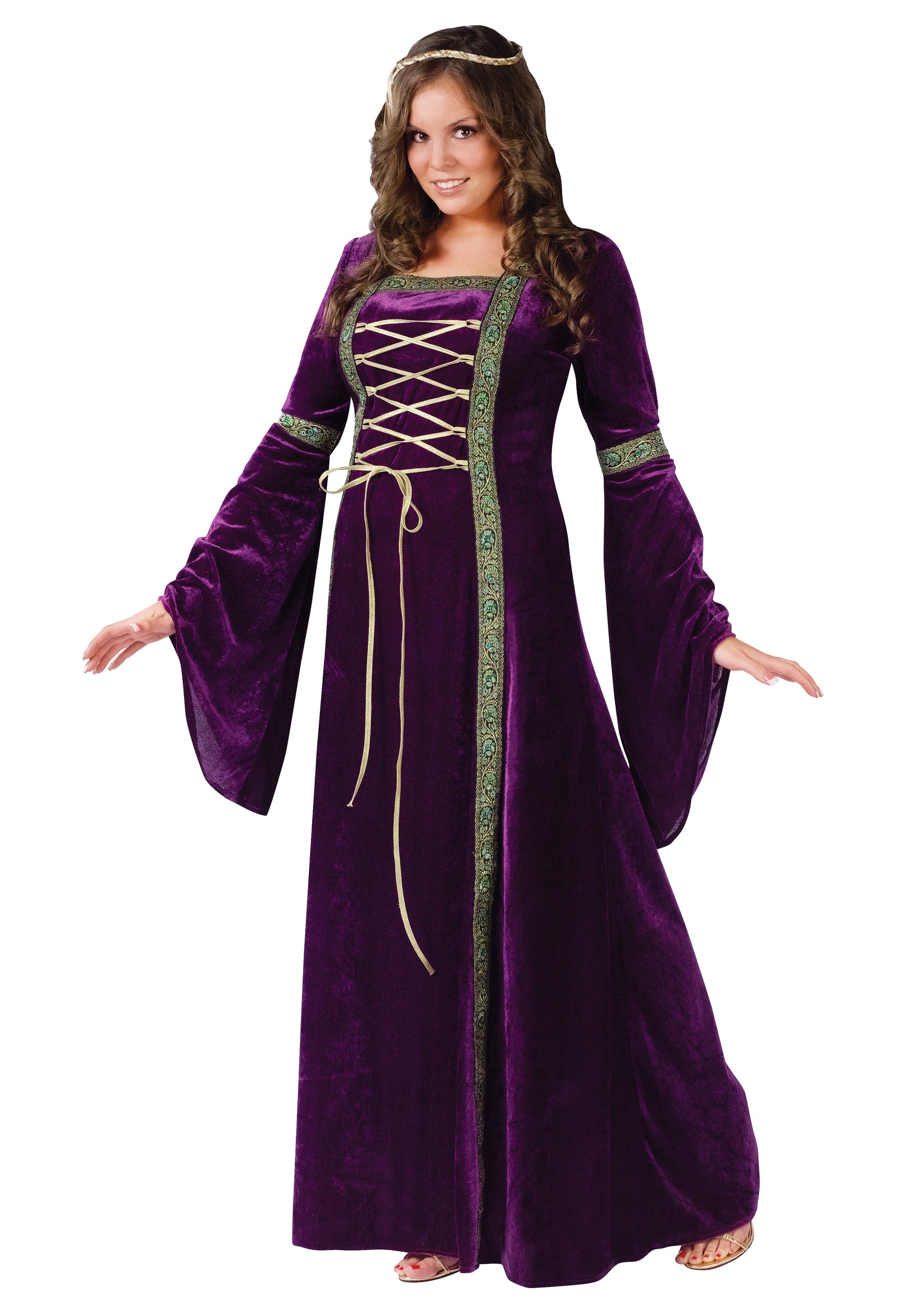 Plus Size Renaissance Lady Costume for Women