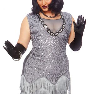 Plus Size Roaring Roxy Flapper Costume for Women