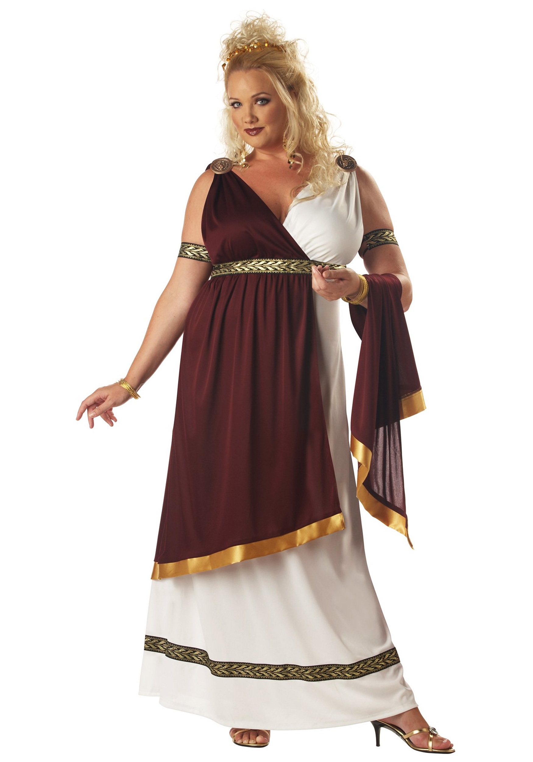 Plus Size Roman Empress Costume for Women