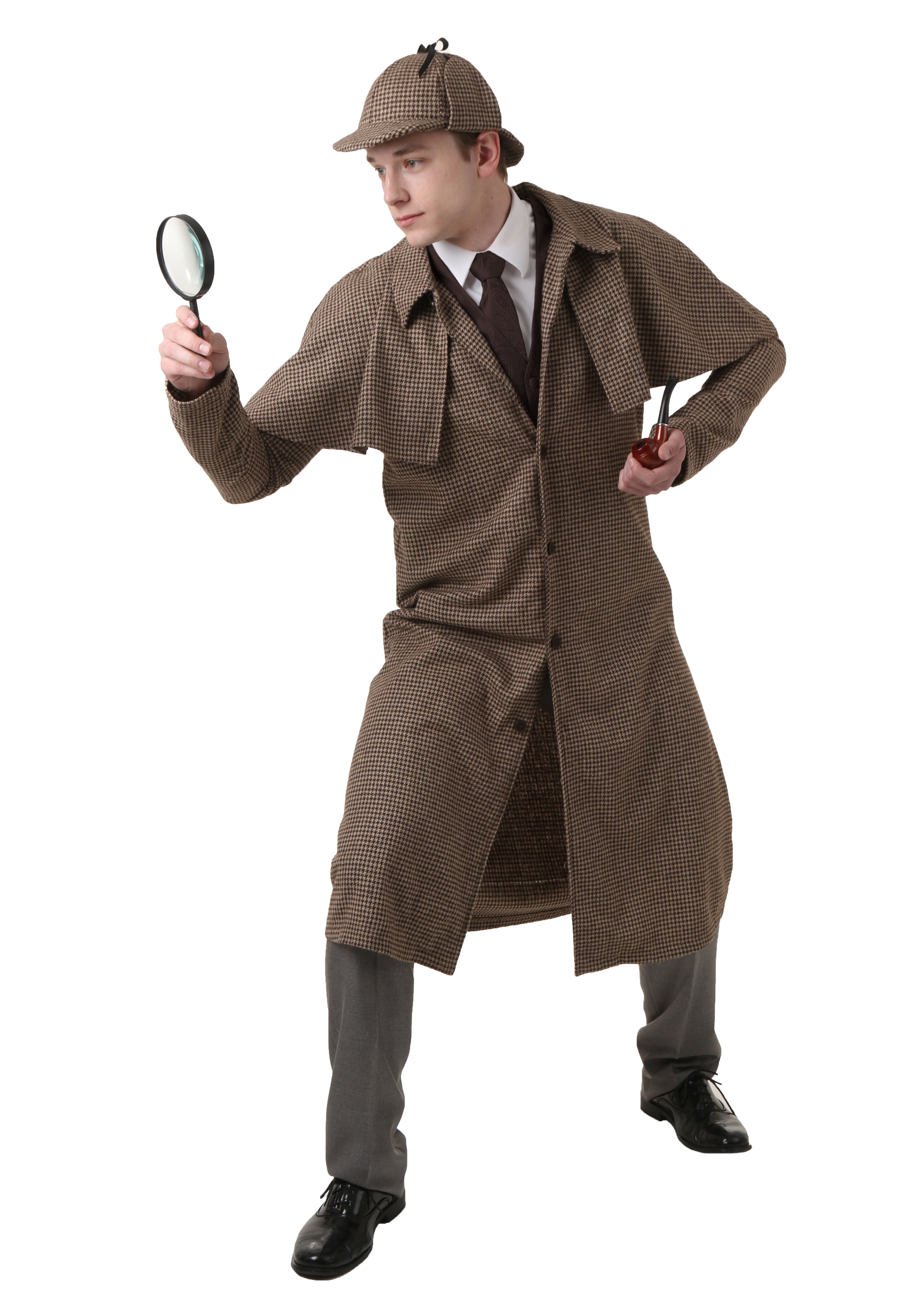 Plus Size Sherlock Holmes Costume for Men