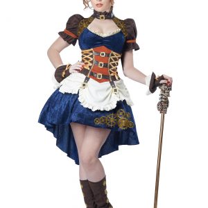 Plus Size Steampunk Fantasy Costume for Women