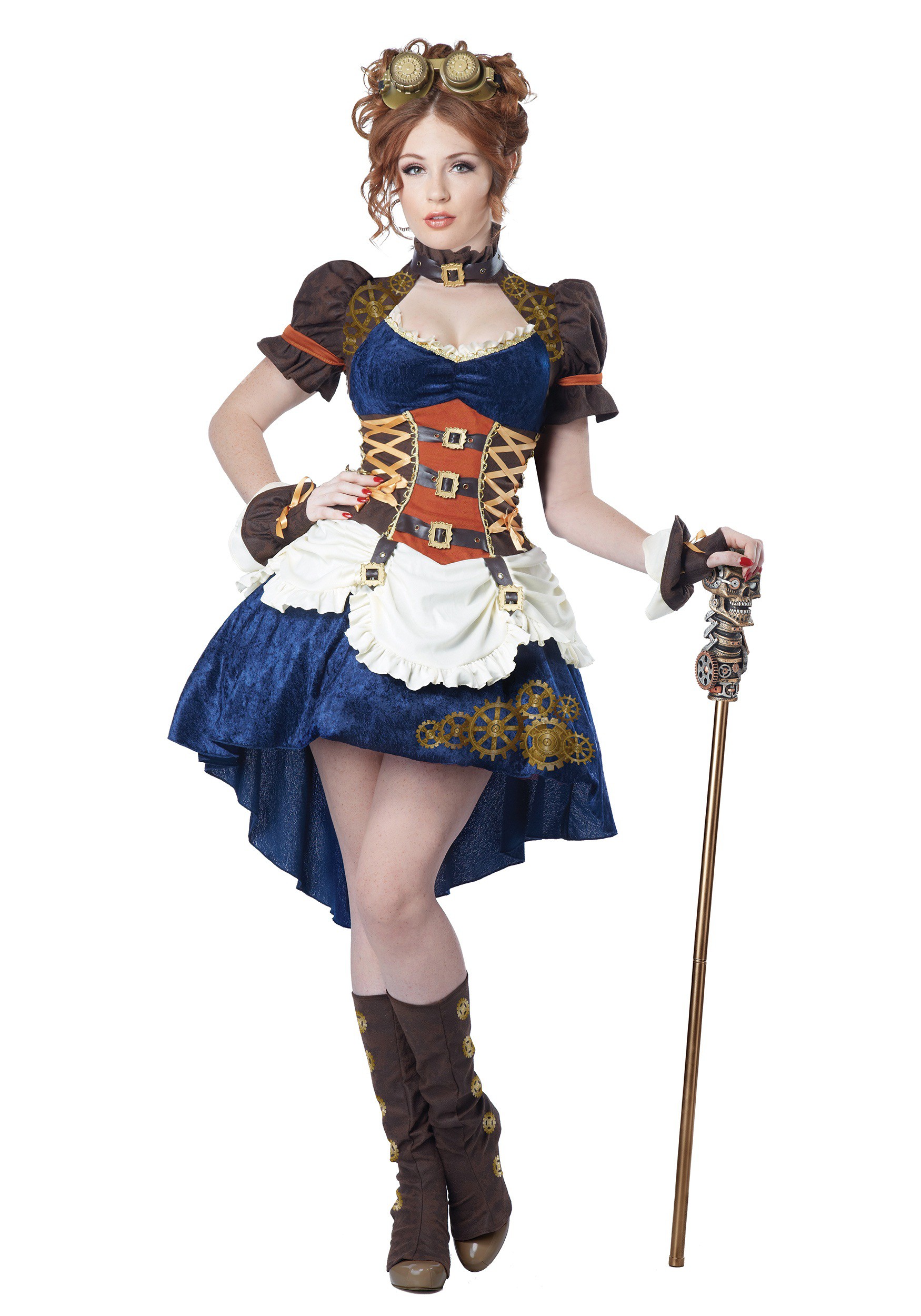 Plus Size Steampunk Fantasy Costume for Women