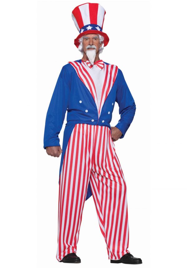 Plus Size Uncle Sam Costume for Men