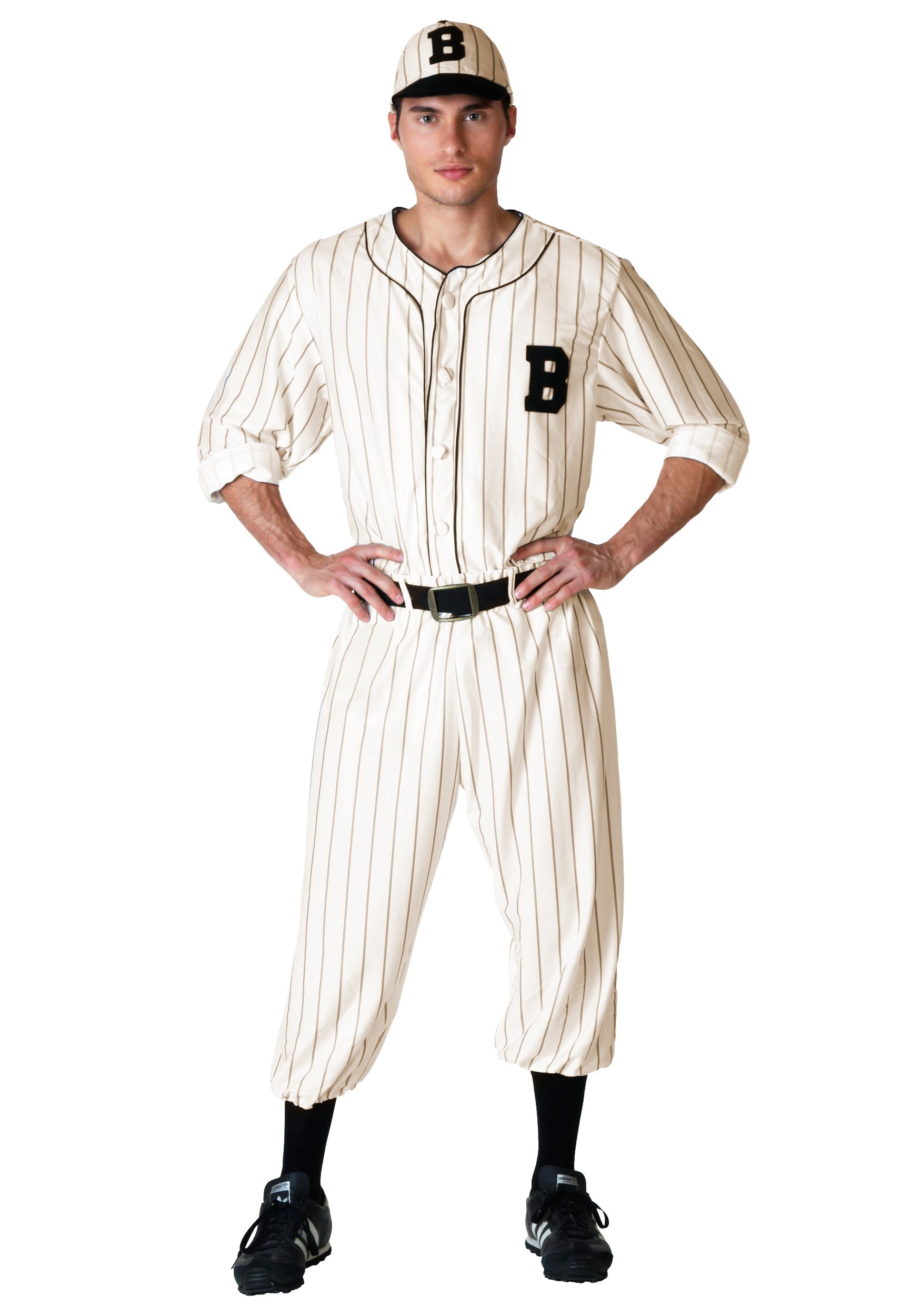 Plus Size Vintage Baseball Player Costume for Men