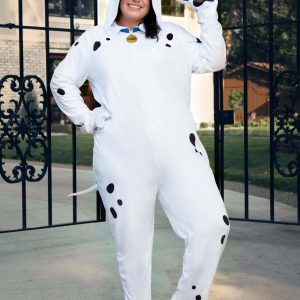 Plus Size Women's 101 Dalmatians Perdita Costume Onesie