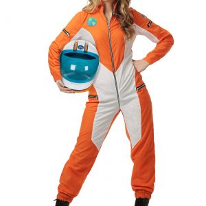 Plus Size Women's Astronaut Jumpsuit Costume