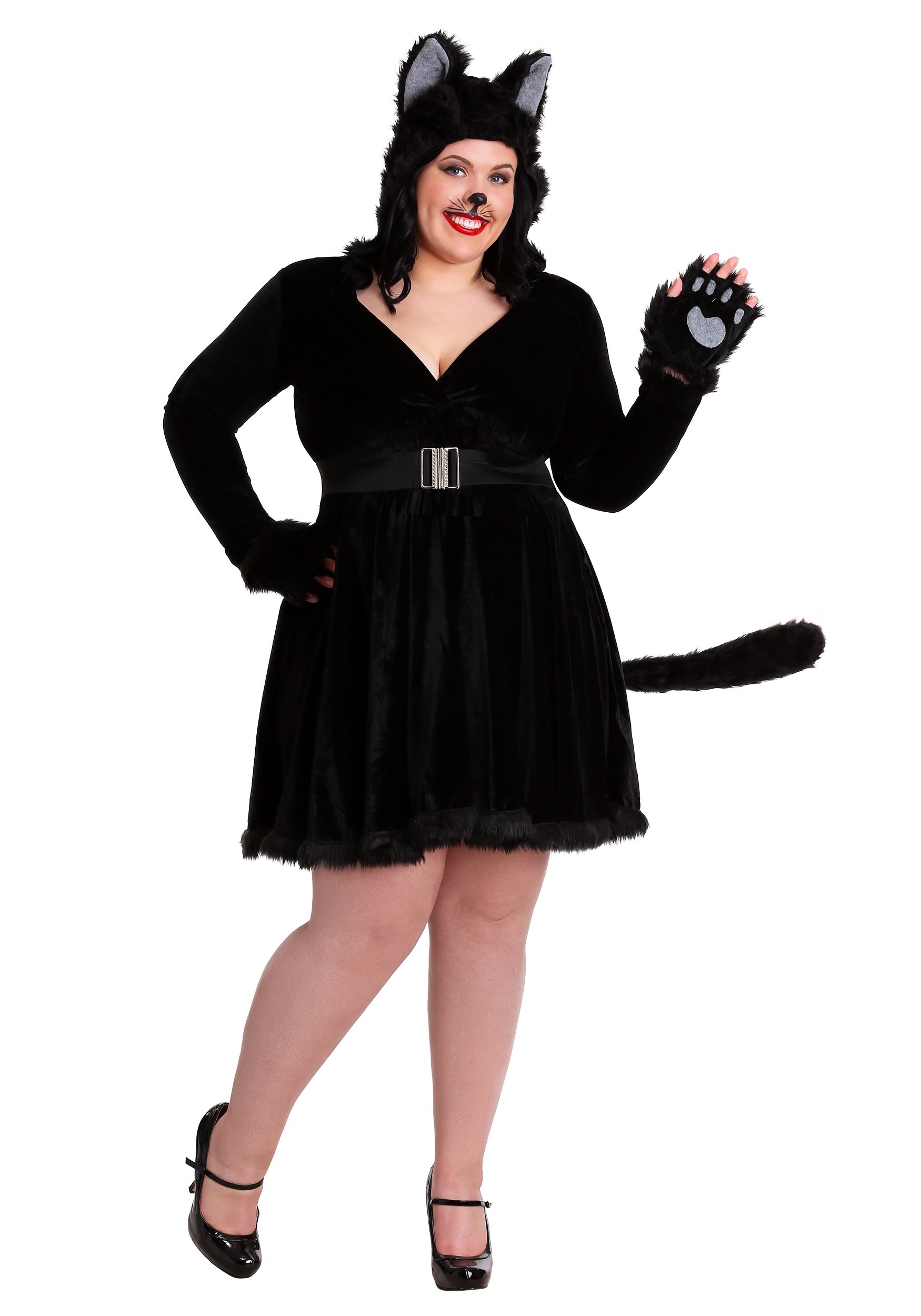 Plus Size Women’s Black Cat Costume
