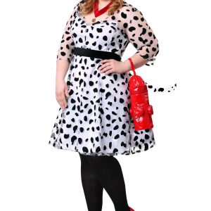 Plus Size Women's Dressy Dalmatian Costume