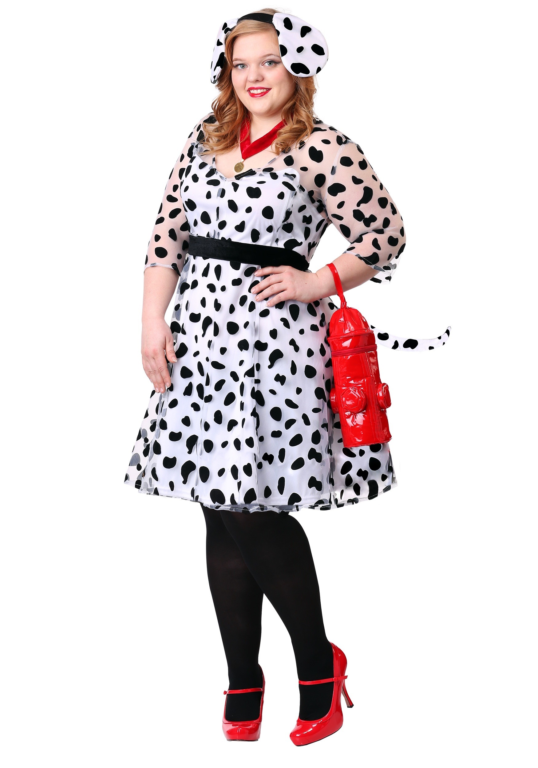 Plus Size Women’s Dressy Dalmatian Costume