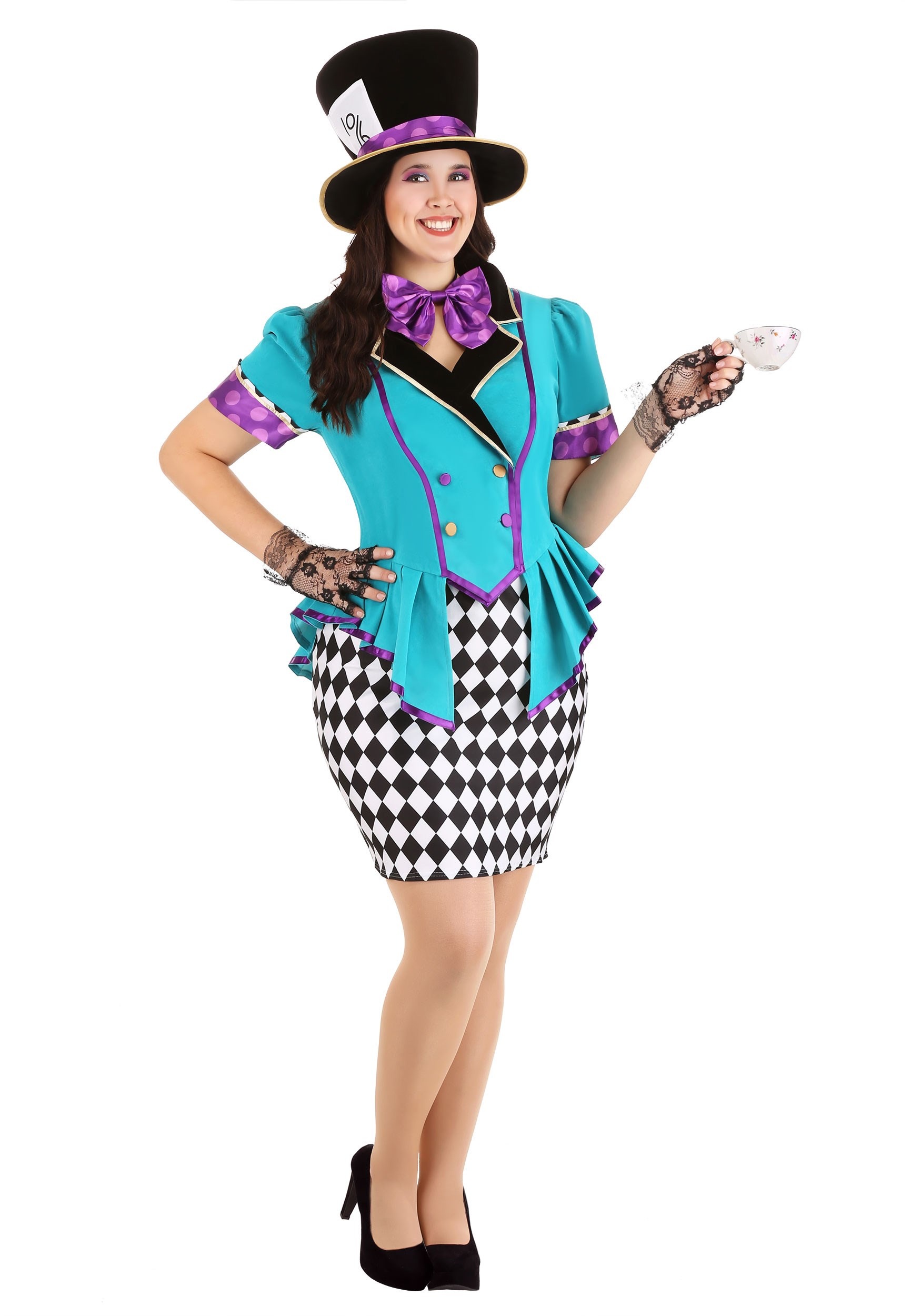 Plus Size Women’s Marvelously Mad Hatter Costume