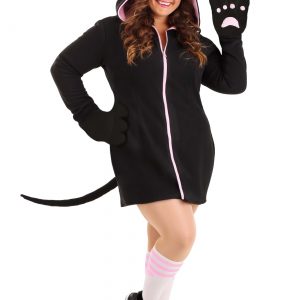 Plus Size Women's Midnight Kitty Costume