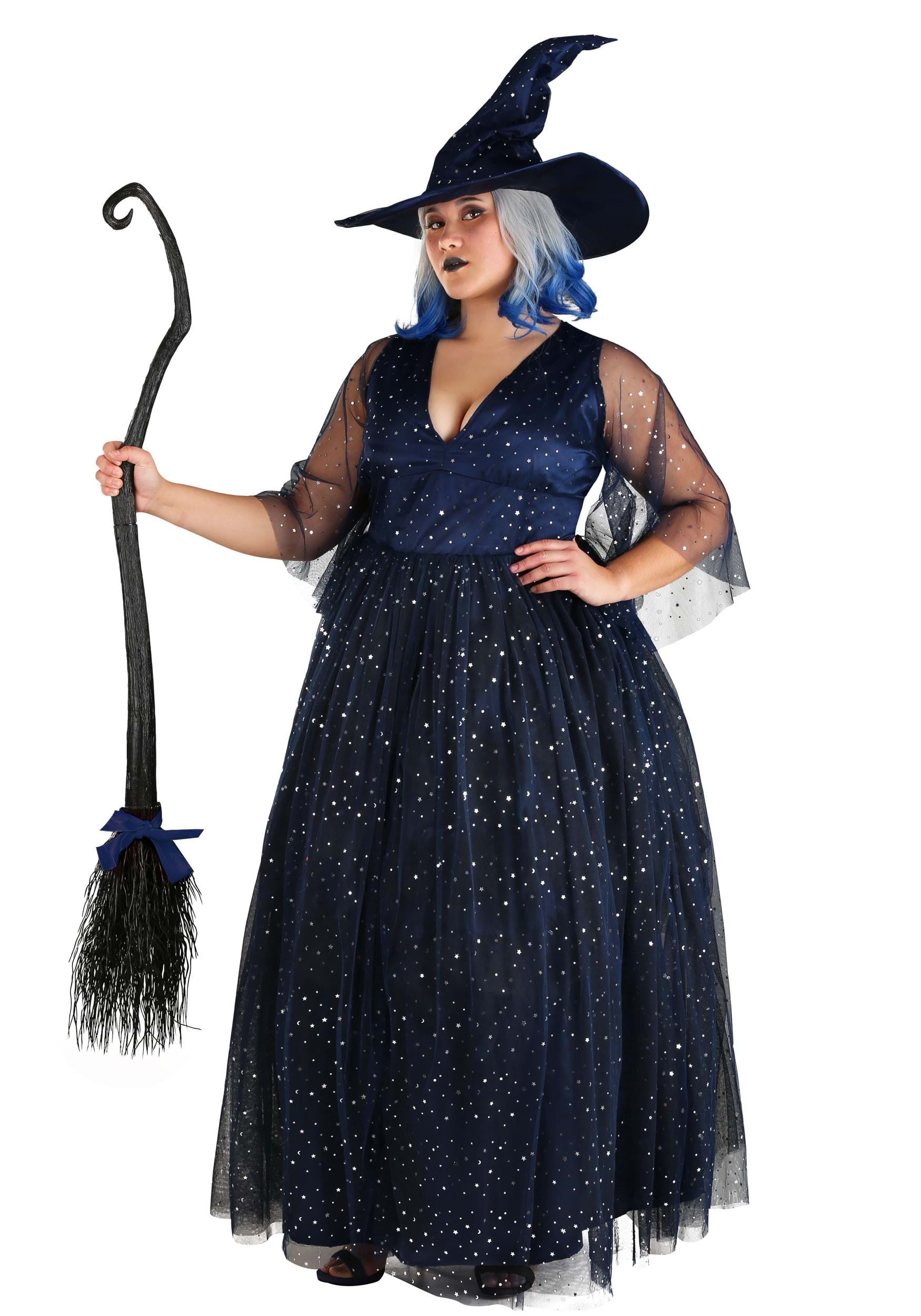 Plus Size Women’s Moonbeam Witch Costume