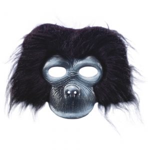Plush Gorilla Costume Mask