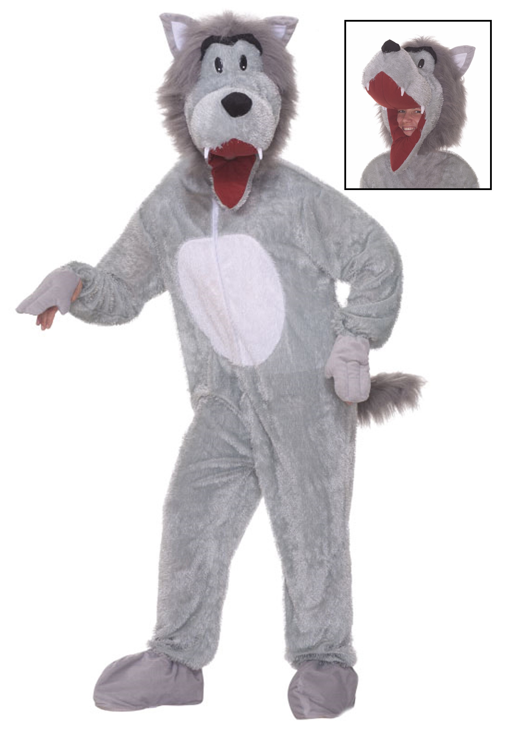 Plush Storybook Wolf Costume