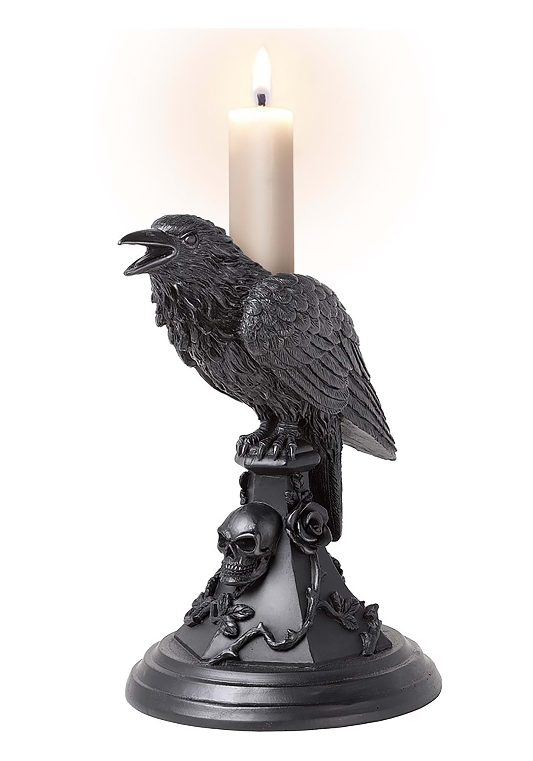 Poe’s Raven Candle Stick Holder