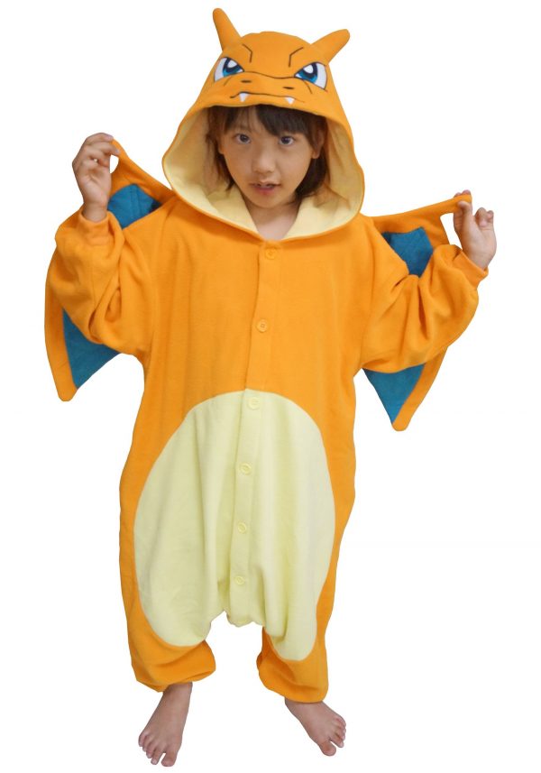 Pokemon Kid's Charizard Kigurumi Costume