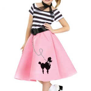 Poodle Skirt Costume Dress for Girls