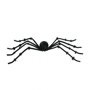 Poseable Black 50-Inch Spider Halloween Decoration