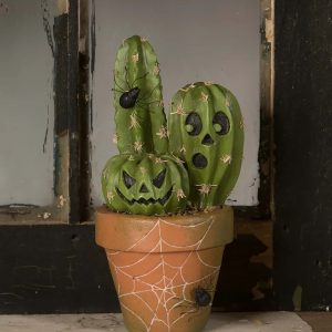 Potted Cacti O' Lantern Prop