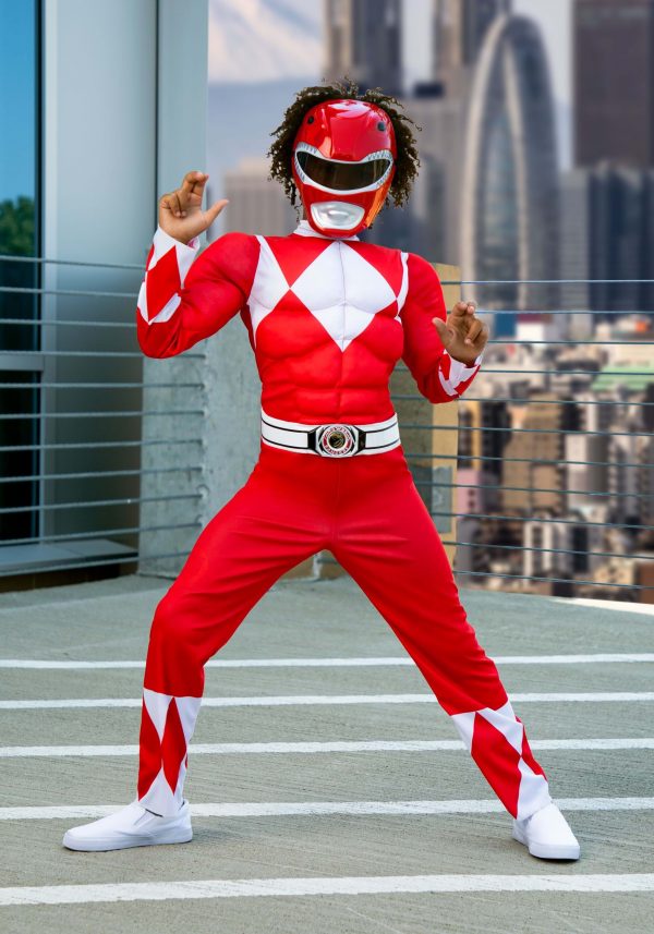 Power Rangers Boy's Red Ranger Costume