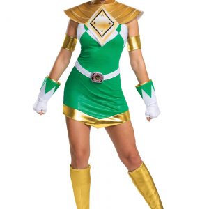 Power Rangers Deluxe Green Ranger Costume for Women