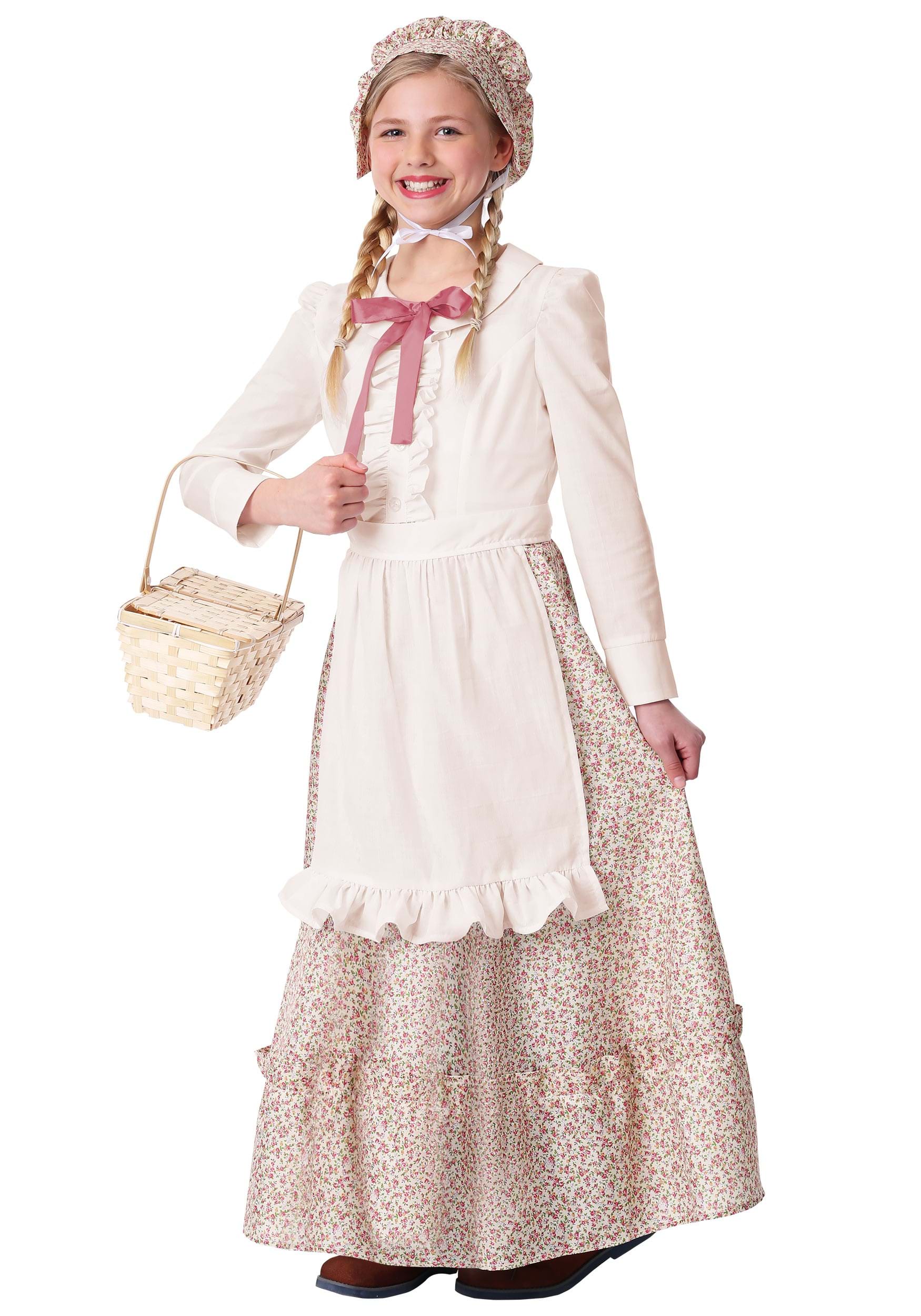Prairie Pioneer Costume for Girls