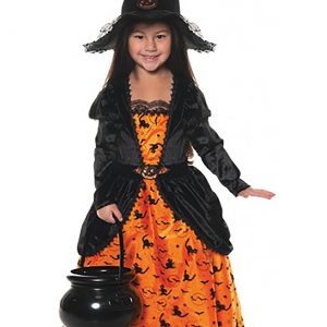 Pumpkin Witch Costume for Girls