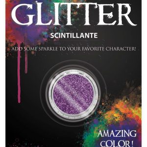 Purple Iridescent Glitter Make-up