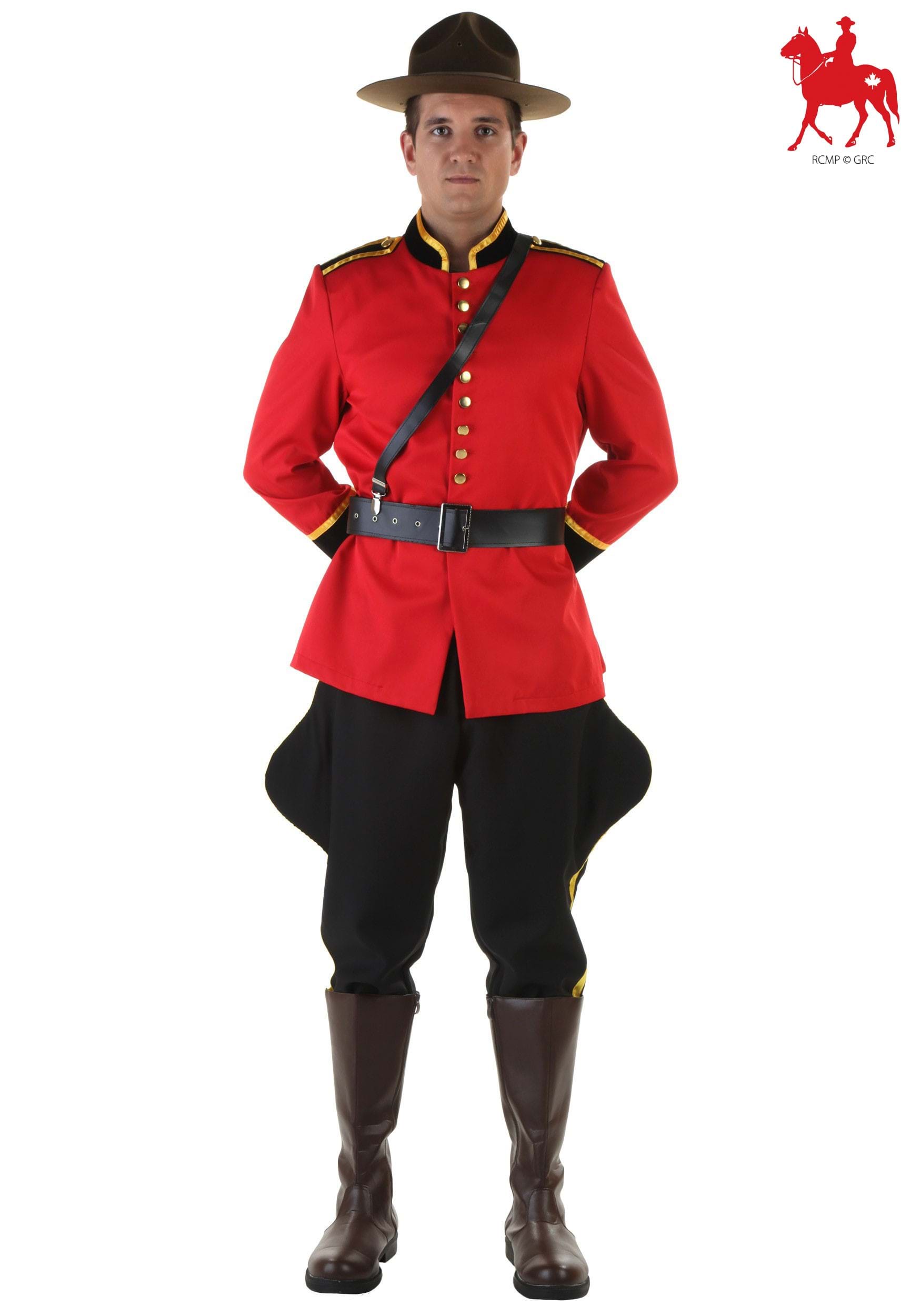 RCMP Plus Size Canadian Mountie Costume