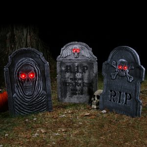 RIP Tombstone Graveyard Halloween Decoration