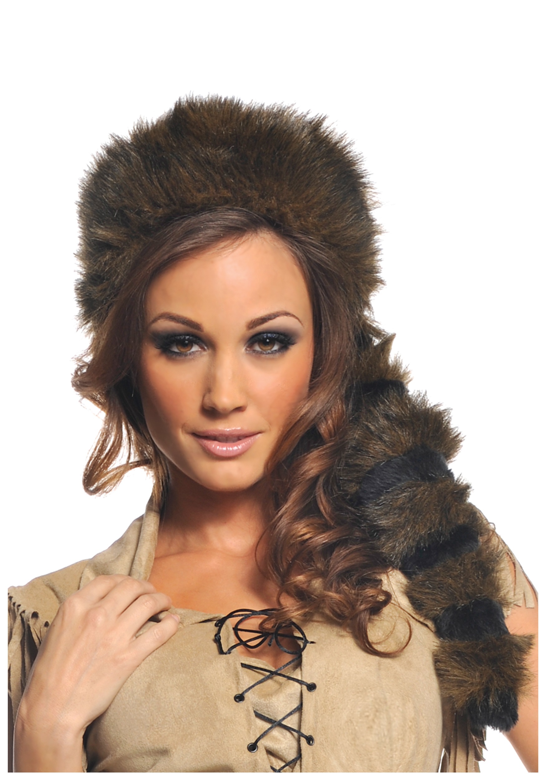 Raccoon Tail Hat for Women