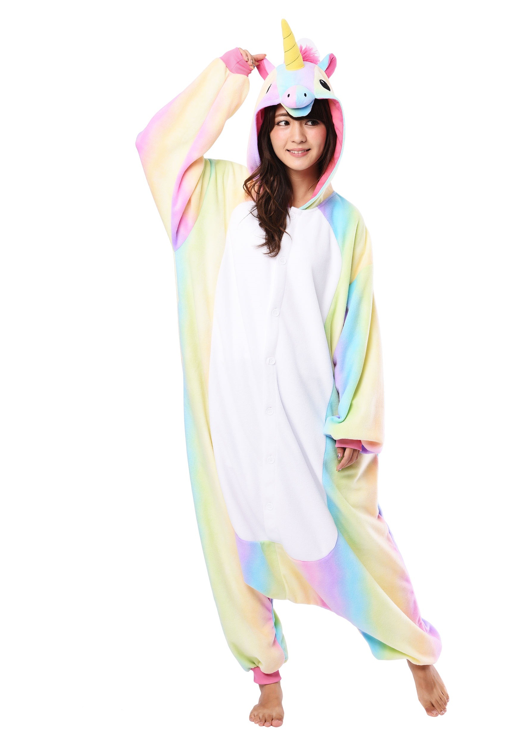 Rainbow Unicorn Adult Kigurumi Costume